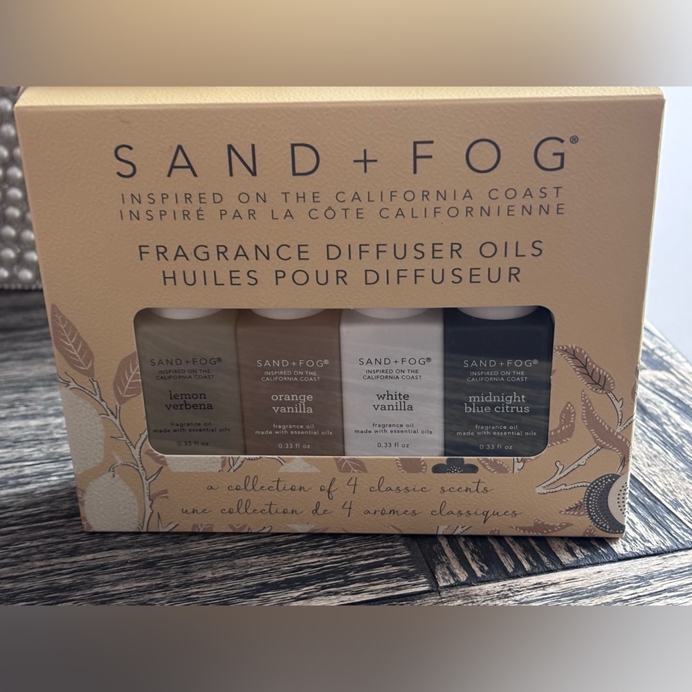 Fragrance Diffuser Oils Set - Lemon, Orange, White, Midnight Blue- RARE